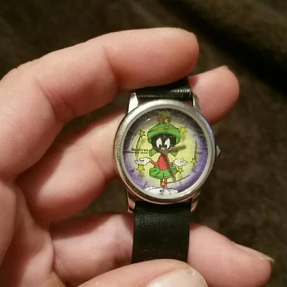 VINTAGE 1997 Marvin The Martian WB Watch